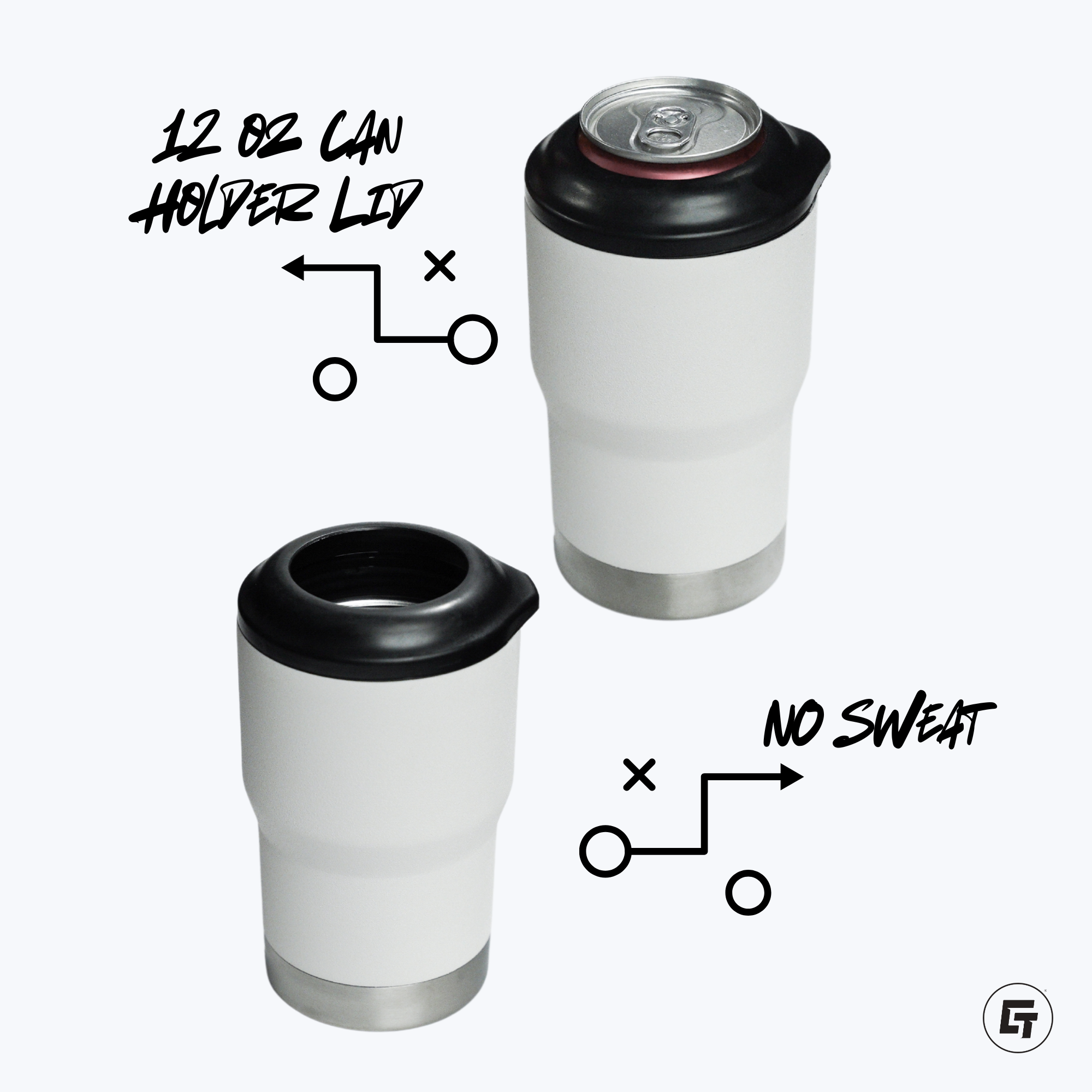 Cali Slingers Full Jacket 2.0 Stainless Steel Can-Bottle Cooler