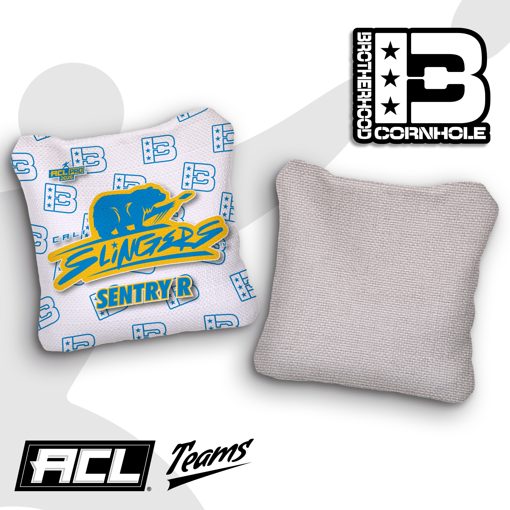 2026 Brotherhood Cornhole Multiple Bag Series "Cali Slingers" - ACL Pro Stamped Cornhole Bags - SET OF 4 BAGS