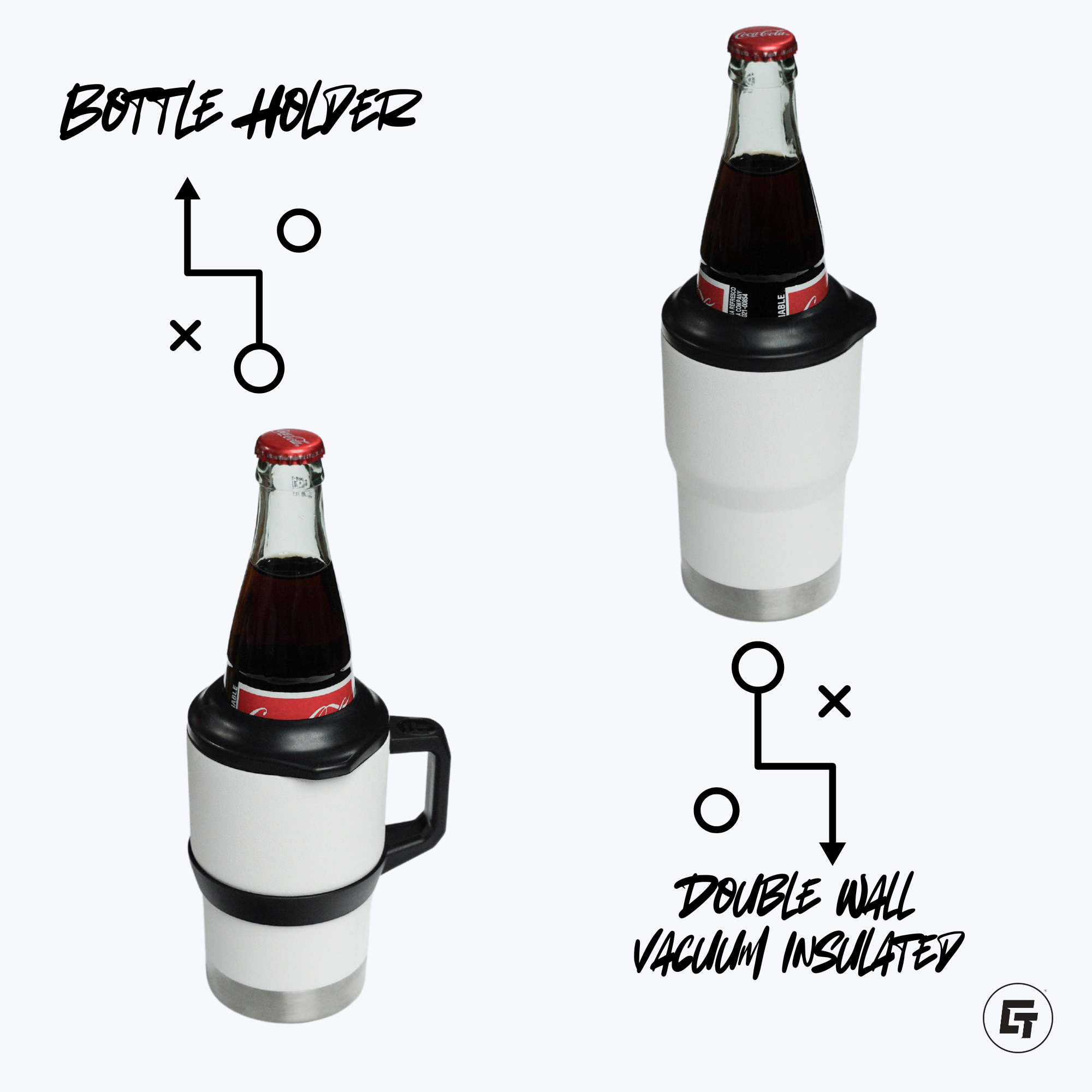 Cali Slingers Full Jacket 2.0 Stainless Steel Can-Bottle Cooler