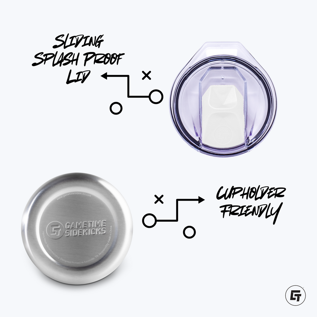 Cali Slingers 12oz Light Grey Stemless Tumbler