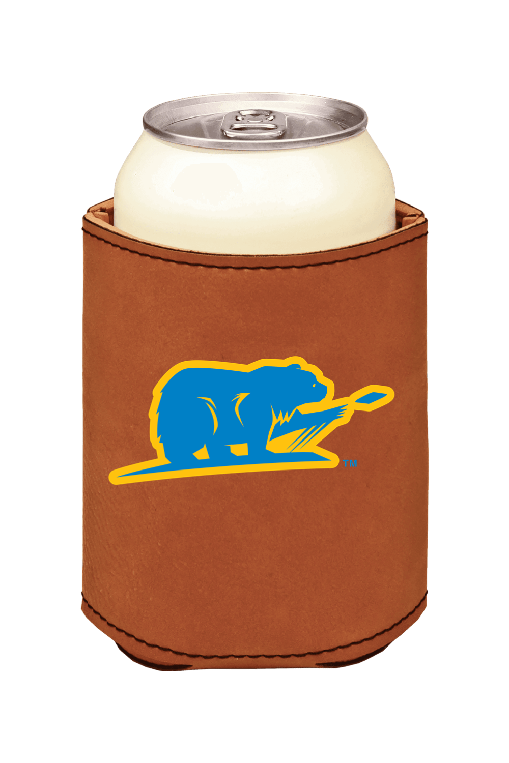 Cali Slingers - 3 3/4" Laserable Leatherette Beverage Holder